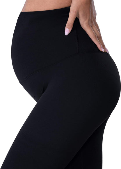 Women'S Maternity Leggings over the Belly Pregnancy Yoga Pants Active Wear Workout Leggings