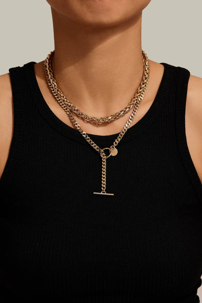 Enzo Toggle Convertible Lariat Necklace by eklexic