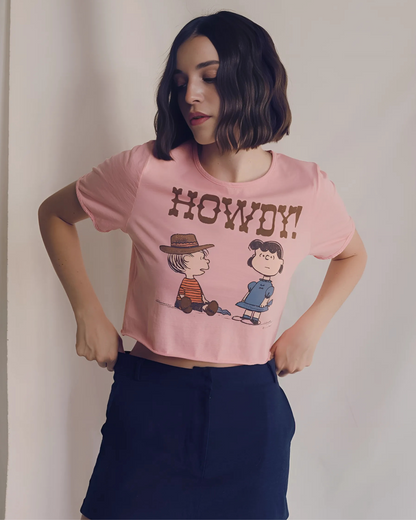 Peanuts Howdy Partner Tee