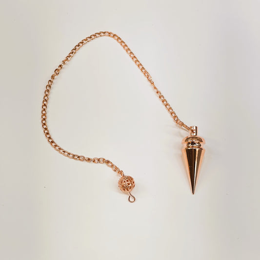 Solid Metal Cone Copper Pendulum by Peacefful Intentions