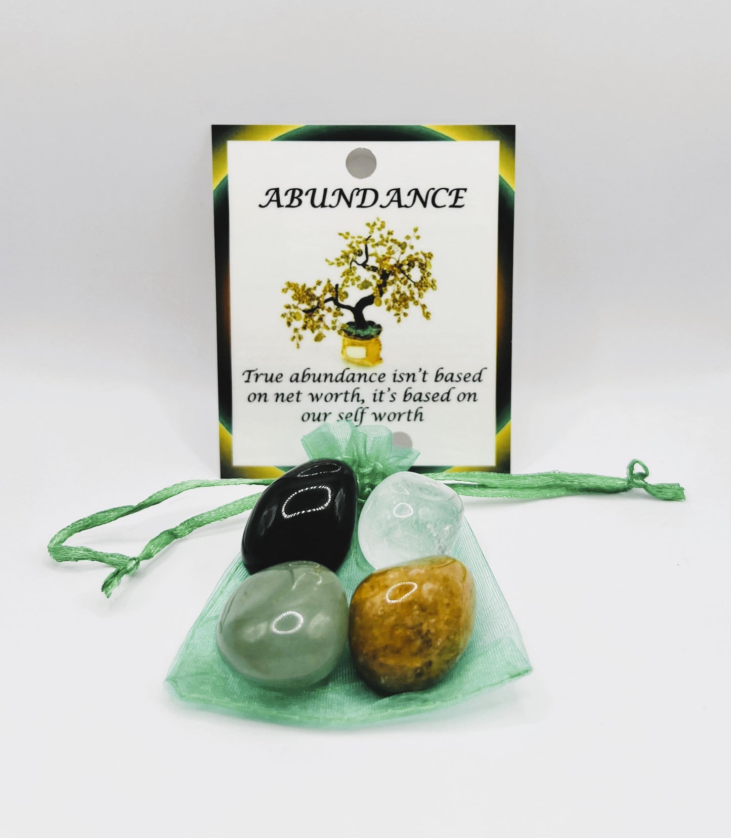 Abundance Crystal Healing Bag by Peacefful Intentions