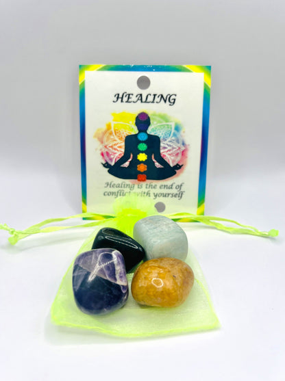 Healing Crystal Healing Bag by Peacefful Intentions