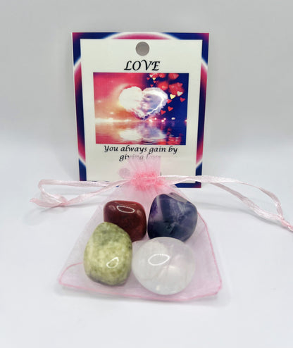 Love Crystal Healing Bag by Peacefful Intentions