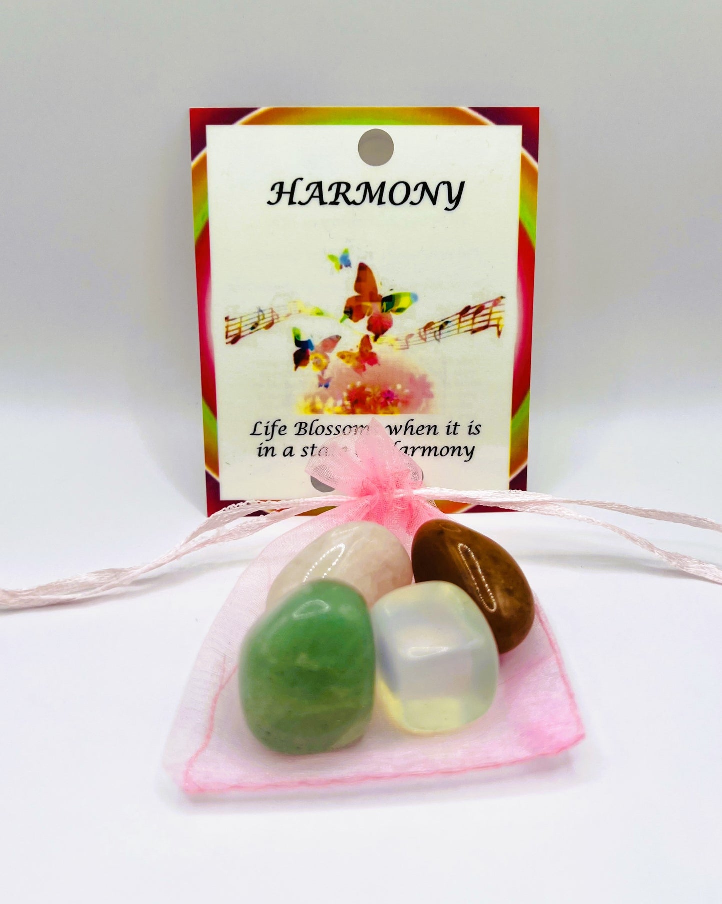 Harmony Crystal Healing Bag by Peacefful Intentions