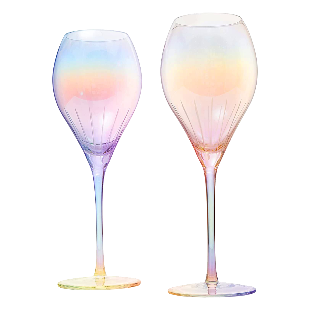 Iridescent Wine Glass Set of 2