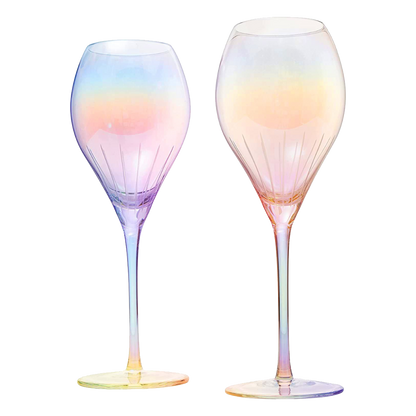 Iridescent Wine Glass Set of 2