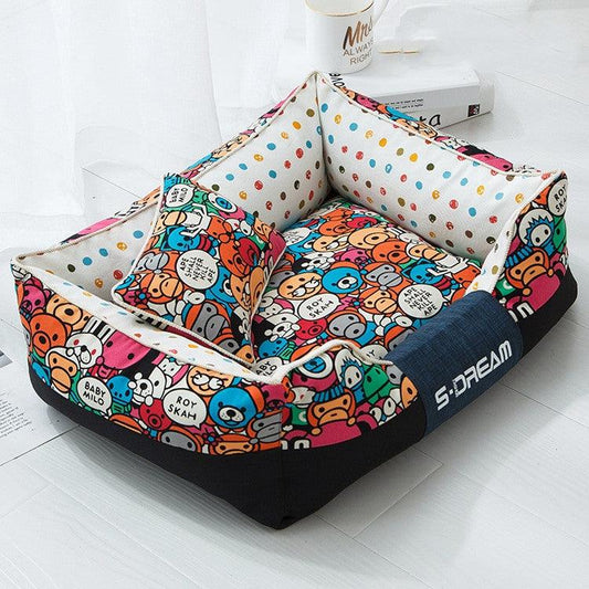 Cozy Haven Pet Bed: The Perfect Retreat For Your Furry Friends by Dog Hugs Cat