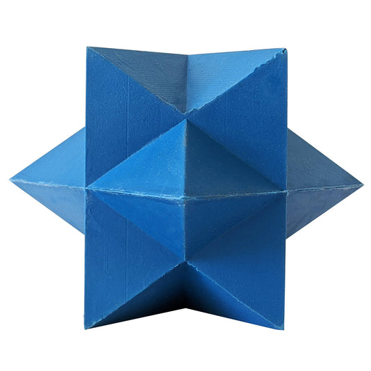 Eco-Friendly Blue Star TPR Dog Chew Toy