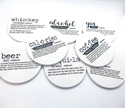 Dictionary Swag Coaster by Gia Roma