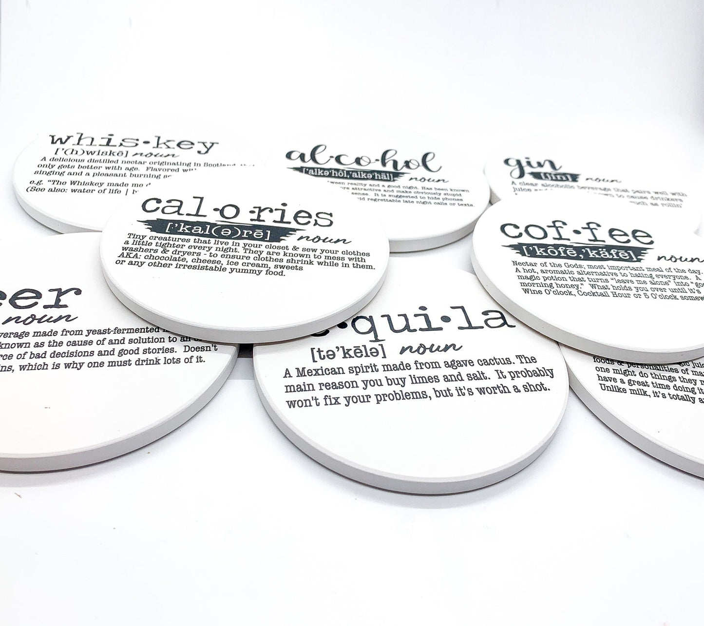 Dictionary Swag Coaster by Gia Roma