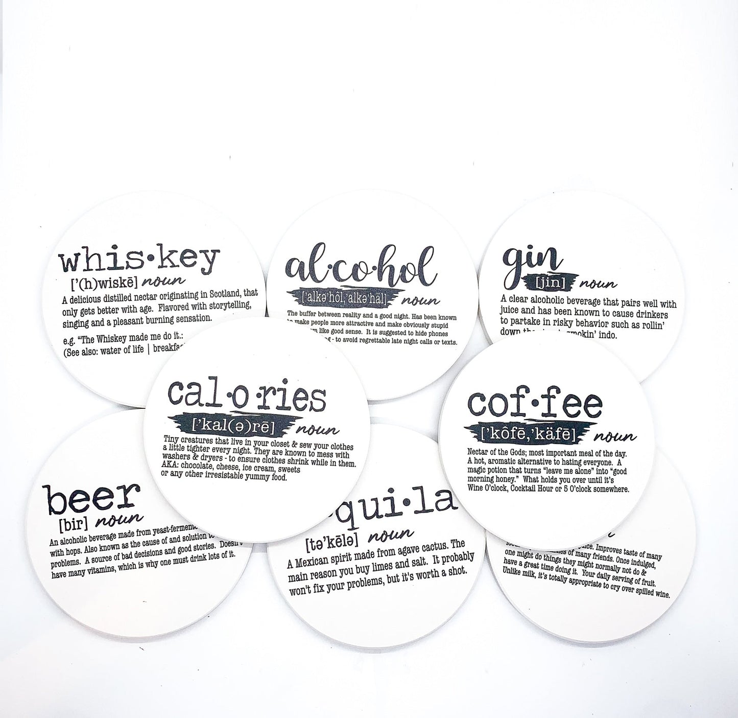 Dictionary Swag Coaster by Gia Roma