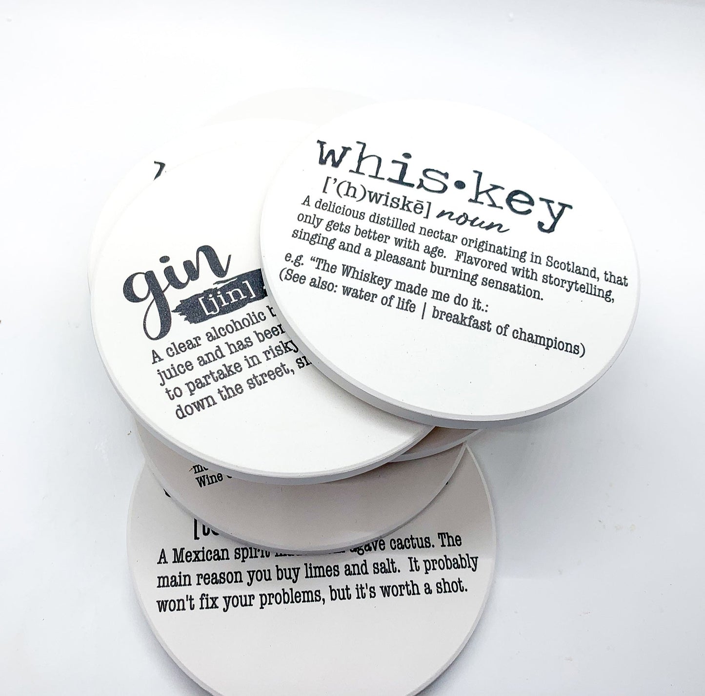 Dictionary Swag Coaster by Gia Roma