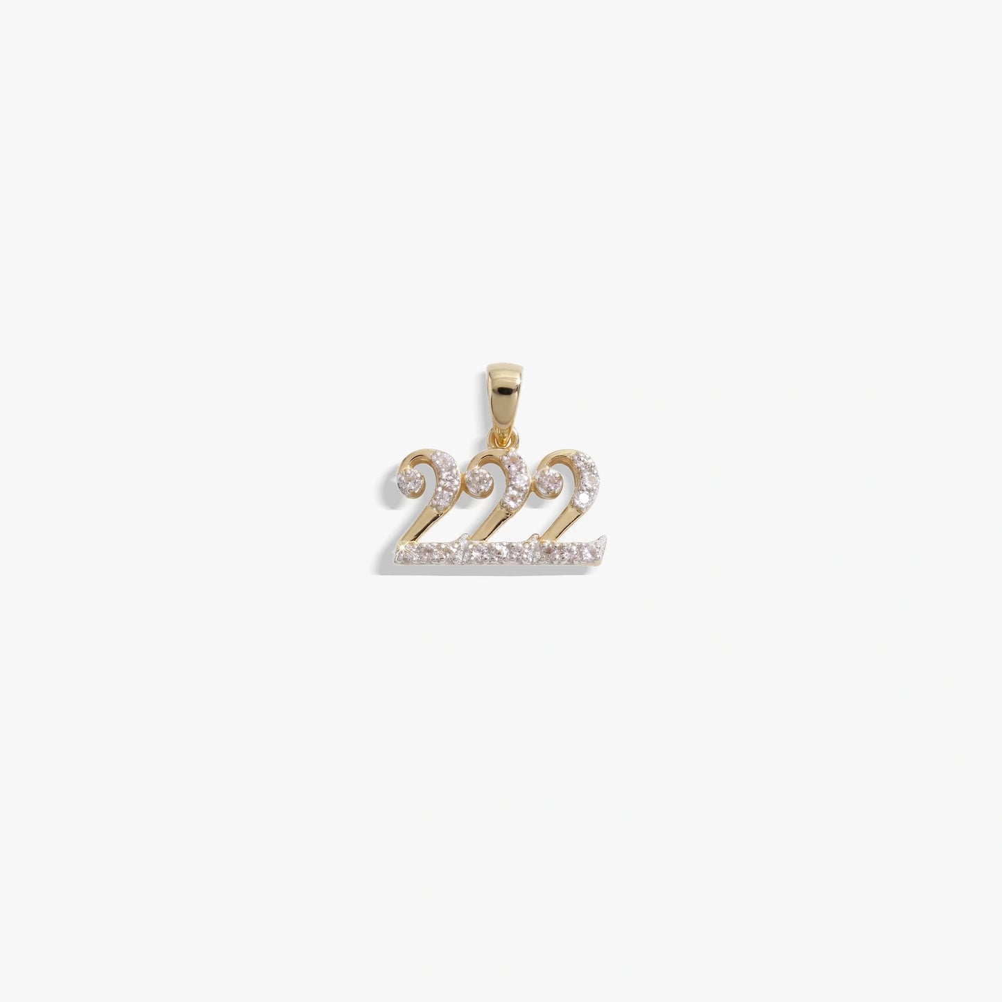 222 Sapphire Angel Number Amulet