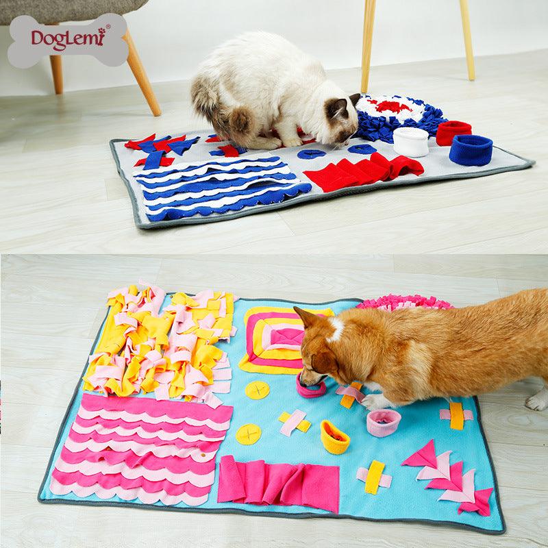 Pet Snuffle Play Mat: Engage, Train, And Delight Your Furry Friend by Dog Hugs Cat