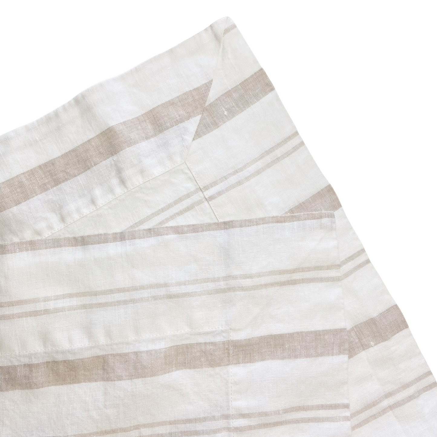 Linen Striped Table Runner