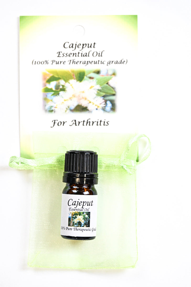 Cajeput Essential Oil with Beautiful Diffuser Flower 5ML by Peacefful Intentions