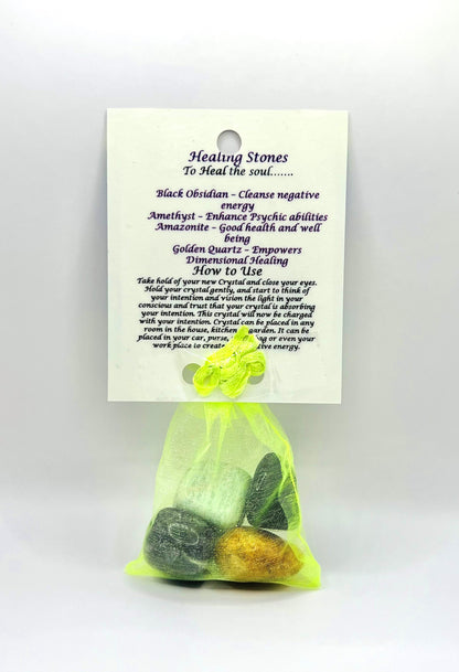 Healing Crystal Healing Bag by Peacefful Intentions