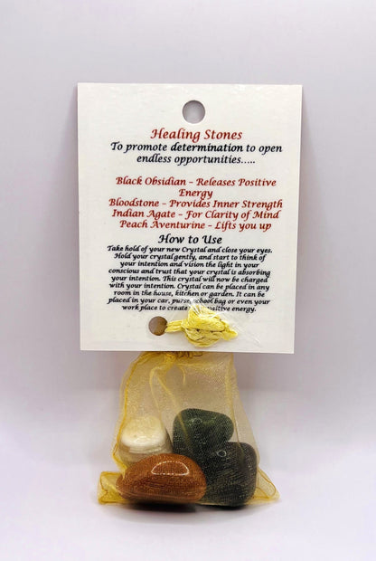 Determination Crystal Healing Bag by Peacefful Intentions