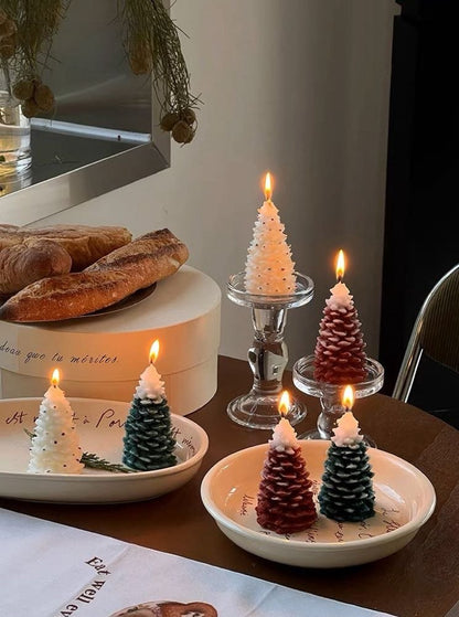 3 Pcs - Pine Cone Scented Soy Wax Candles ( $13.3 Each ) - Christmas Decorative Candles by INSPECIAL HOME