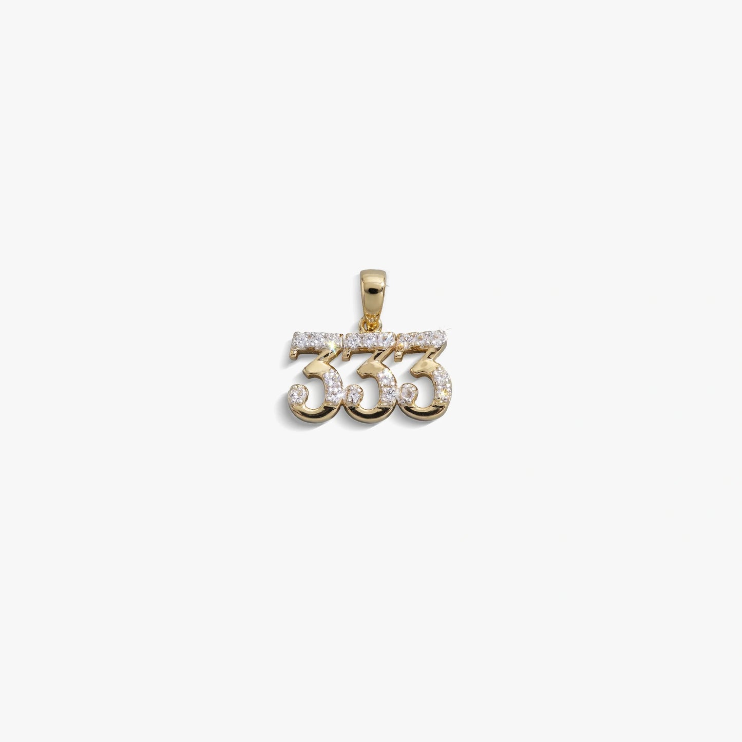 333 Sapphire Angel Number Amulet