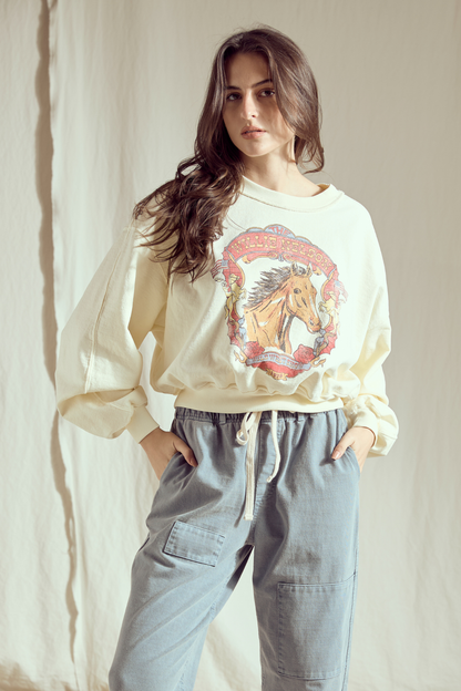 Willie Nelson Wild West Sweatshirt