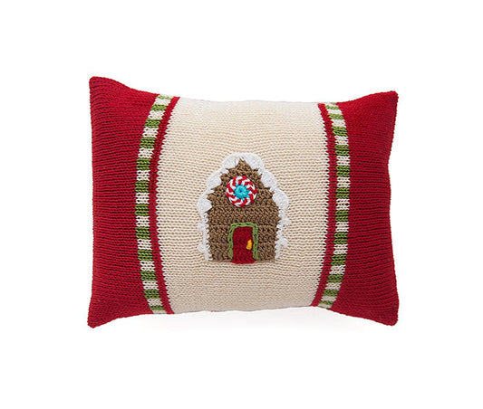 Gingerbread House Mini Pillow by Melange Collection