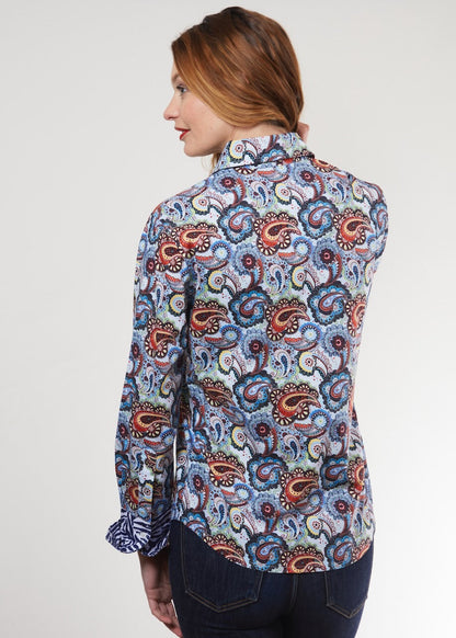 Rome Shirt Blue Paisley