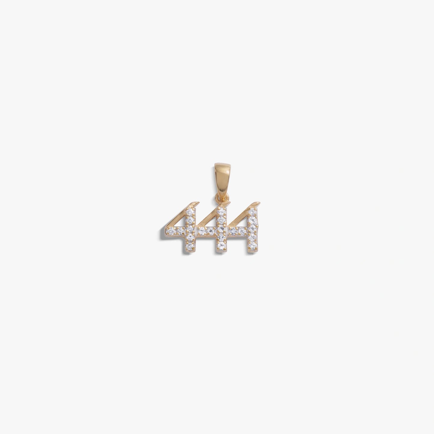 444 Sapphire Angel Number Amulet