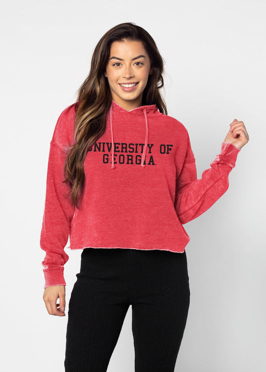 Georgia Bulldogs Campus Hoodie in Cardinal by chicka-d