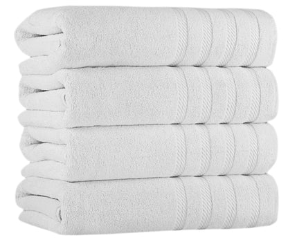 Antalya Turkish Cotton Luxury Bath Towels Set - 4 Pieces by Classic Turkish Towels