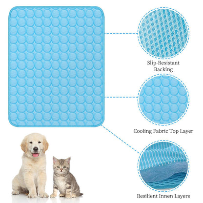 Cool Comfort Pet Cooling Mat by Dog Hugs Cat