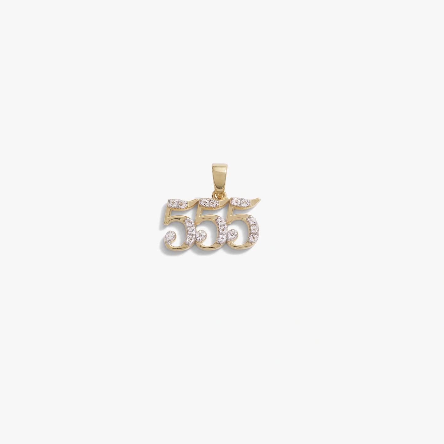 555 Sapphire Angel Number Amulet