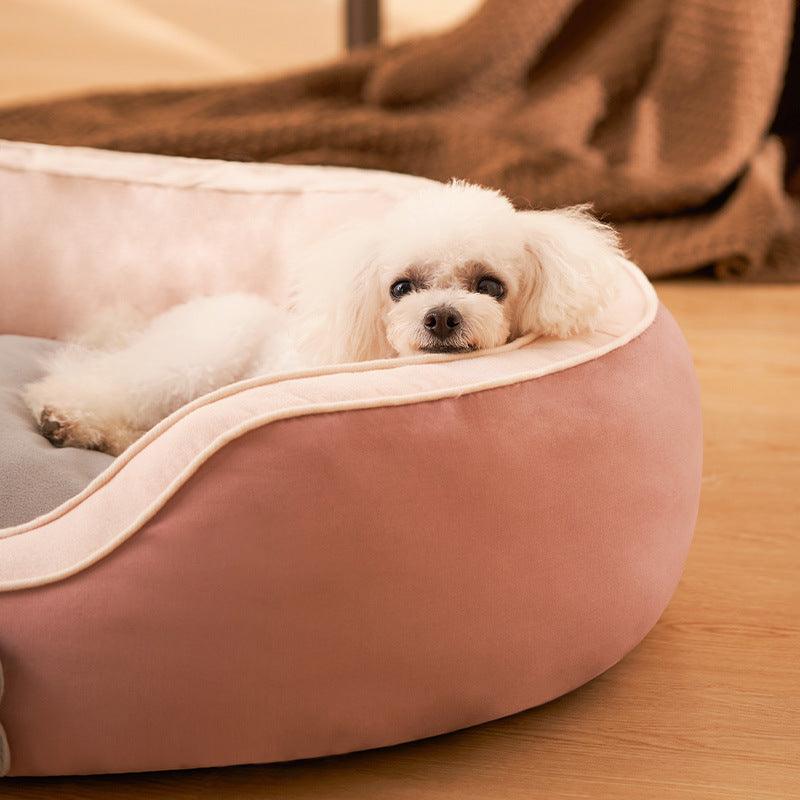 Deluxe Cozy Pet Sofa Bed: Winter Warmth For Your Furry Friend by Dog Hugs Cat