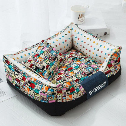 Cozy Haven Pet Bed: The Perfect Retreat For Your Furry Friends by Dog Hugs Cat