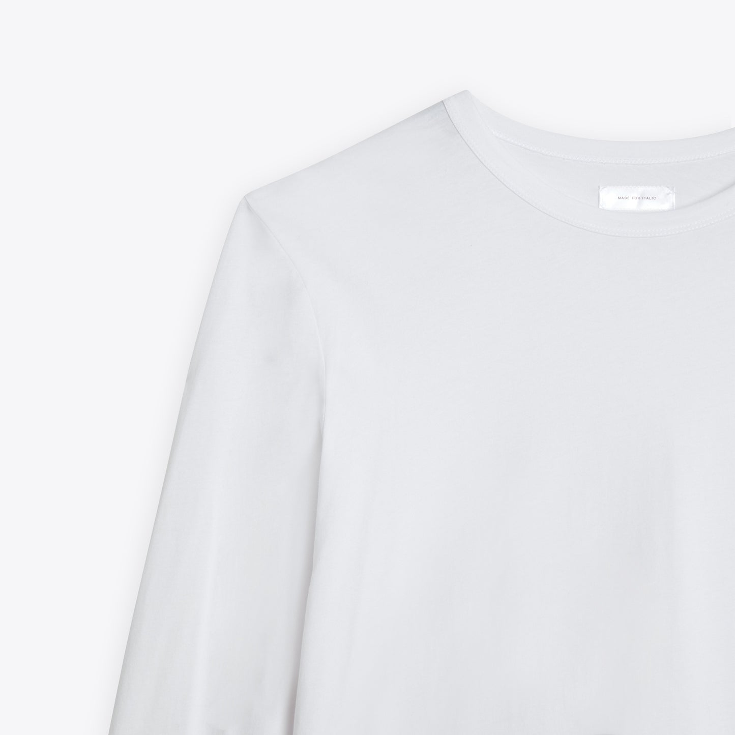 Cotton Jersey Long Sleeve Tee by Italic