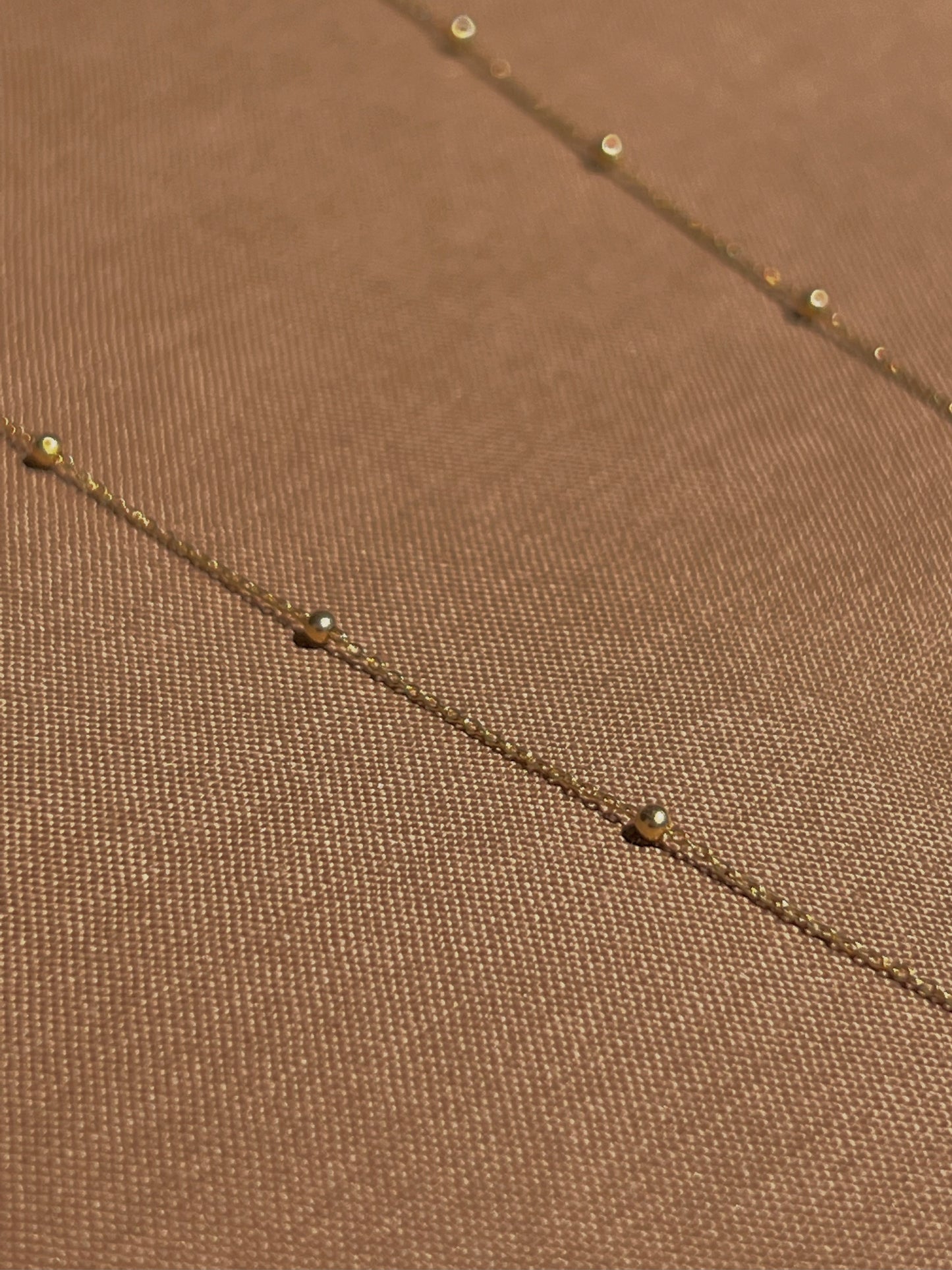 14k Yellow Gold Satellite Necklace by Toasted Jewelry