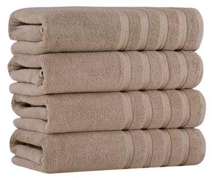 Antalya Turkish Cotton Luxury Bath Towels Set - 4 Pieces by Classic Turkish Towels