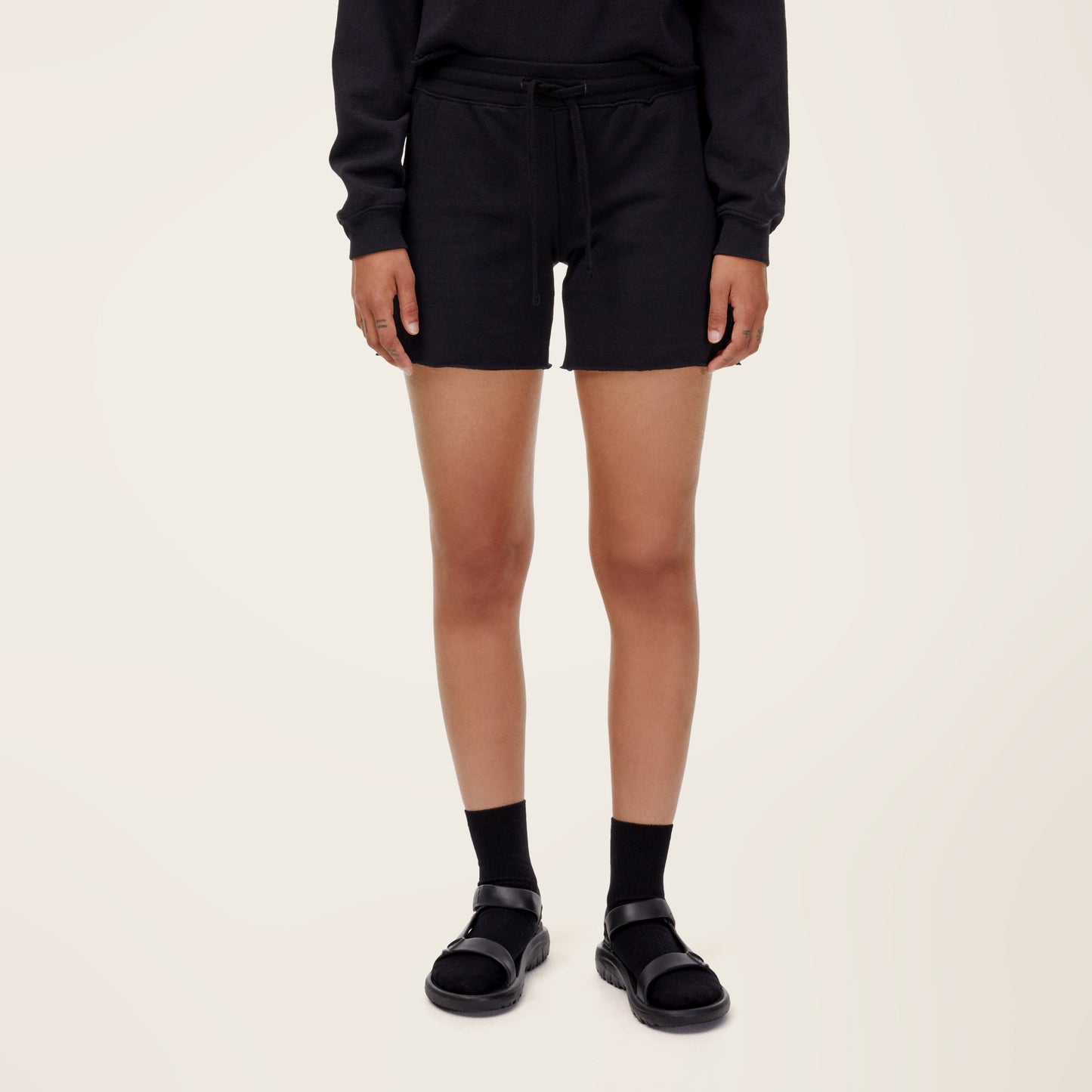 Terry Cotton Blend Sweatshorts by Italic