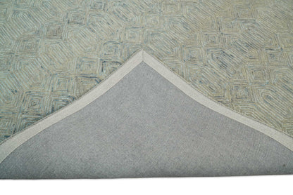 Beige Modern Style Hand Tufted Wool Area Rug