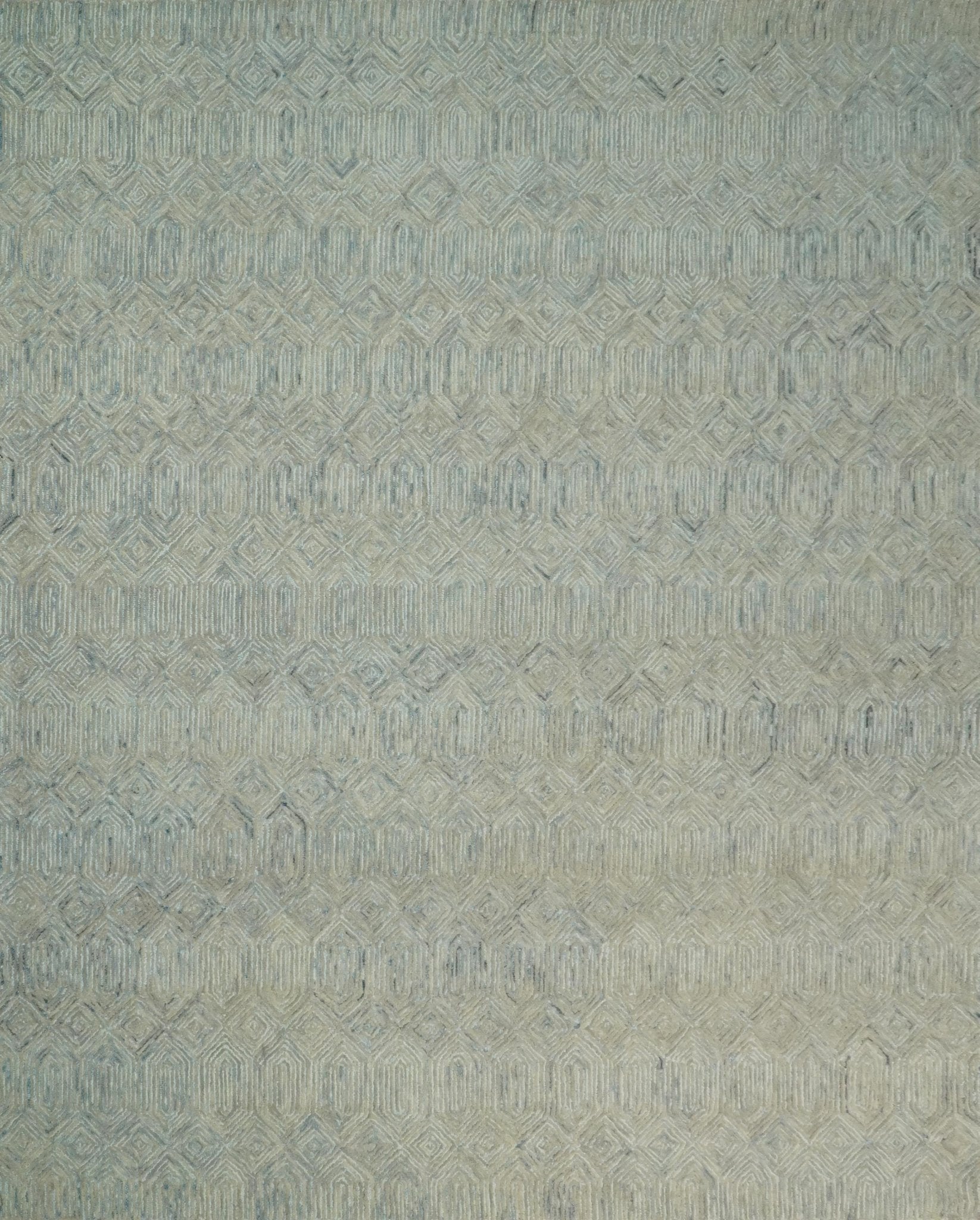Beige Modern Style Hand Tufted Wool Area Rug