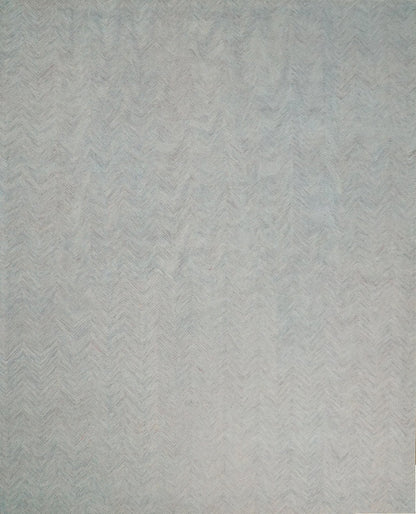 Gray Modern Style Hand Tufted Wool Area Rug