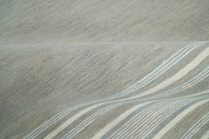 Gray Modern Style Hand Tufted Wool Area Rug