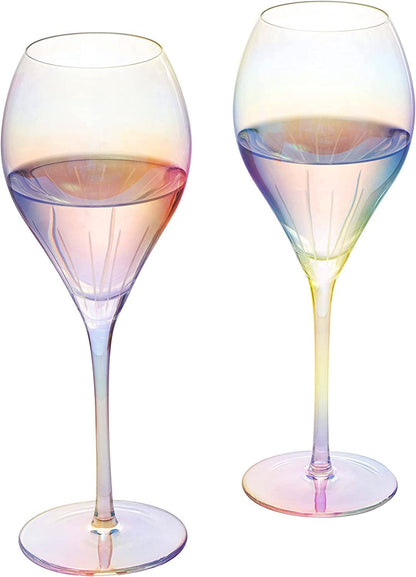 Iridescent Wine Glass Set of 2