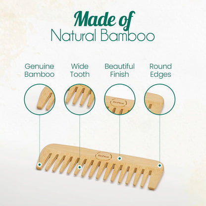 All-Natural Bamboo Comb by Choixe