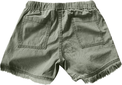 Denim Shorts for Women,Women Casual Frayed Destroy Bermuda Denim Ripped Short Jeans Womens Shorts for Summer