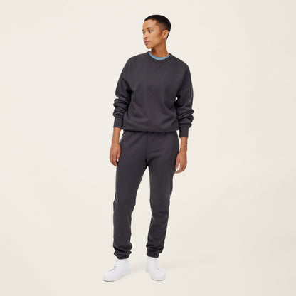 Unisex Cotton Terry Crewneck Sweatshirt by Italic