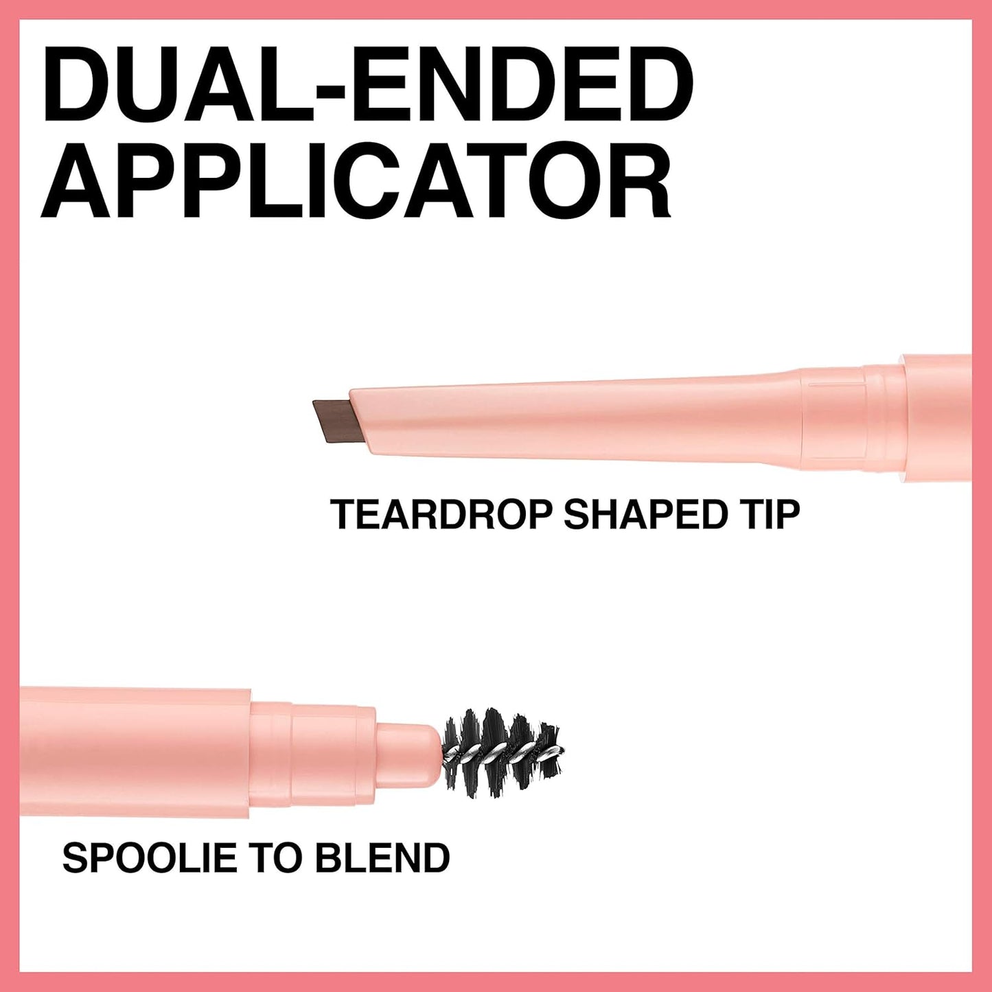 Total Temptation Eyebrow Definer Pencil, Soft Brown, 2 Count