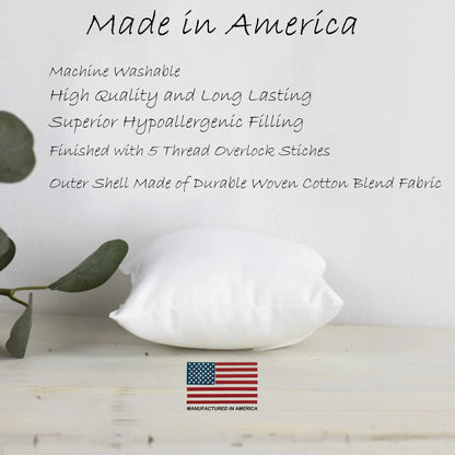 6x6 Hypoallergenic Polyester Pillow Insert