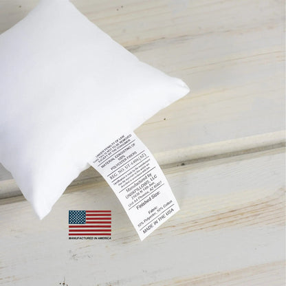 6x6 Hypoallergenic Polyester Pillow Insert