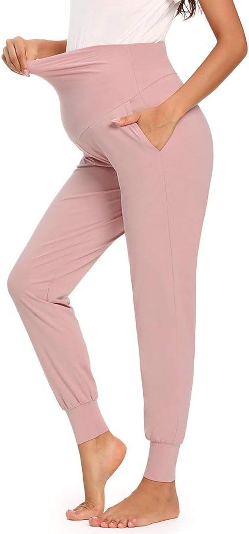 Maternity Women'S Casual Pants Stretchy Comfortable Lounge Pants
